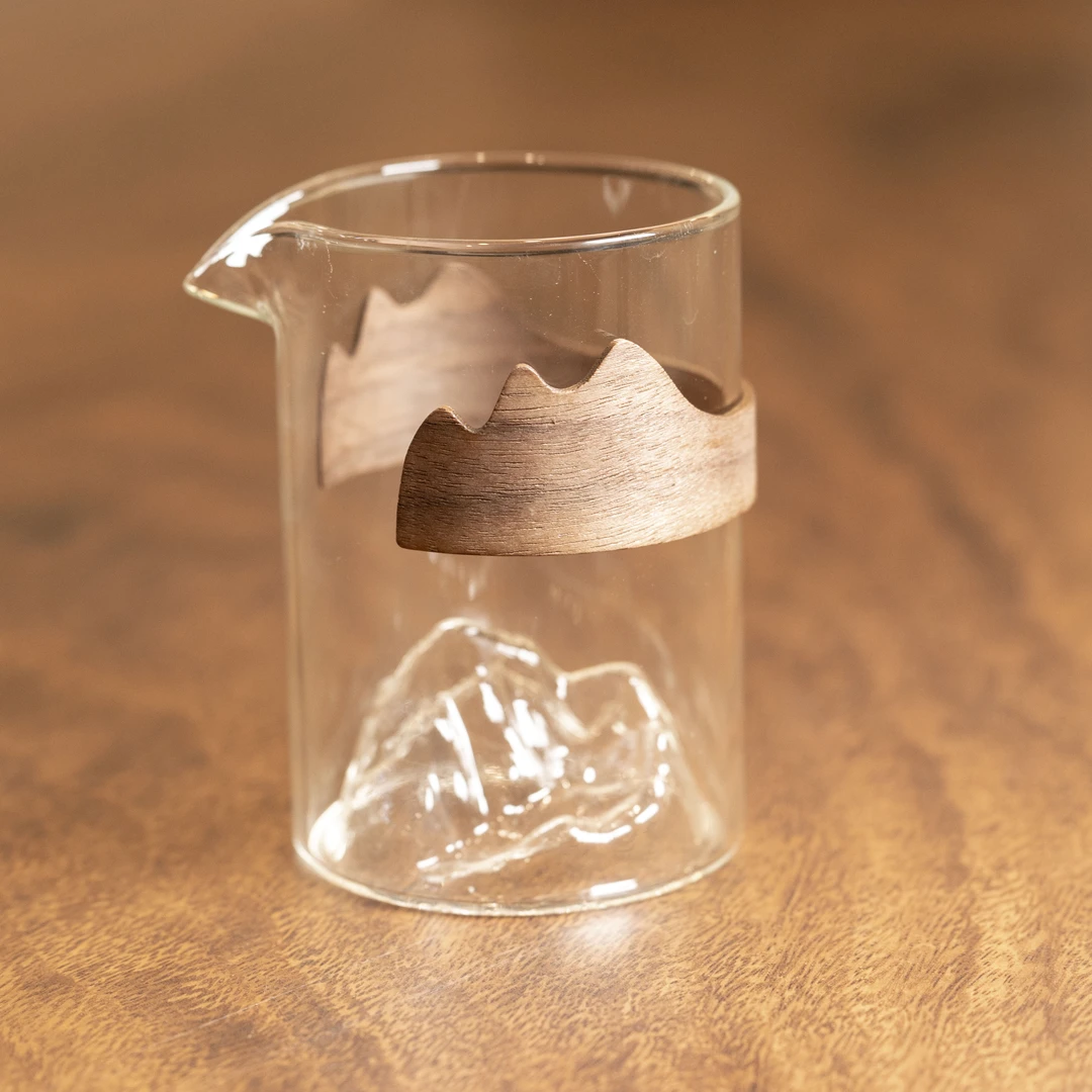 103号—观山公道杯高硼硅耐高温透明关山玻璃水杯