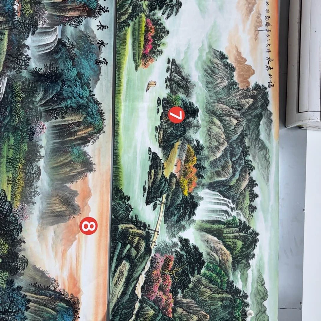 国画国画老师手绘作品