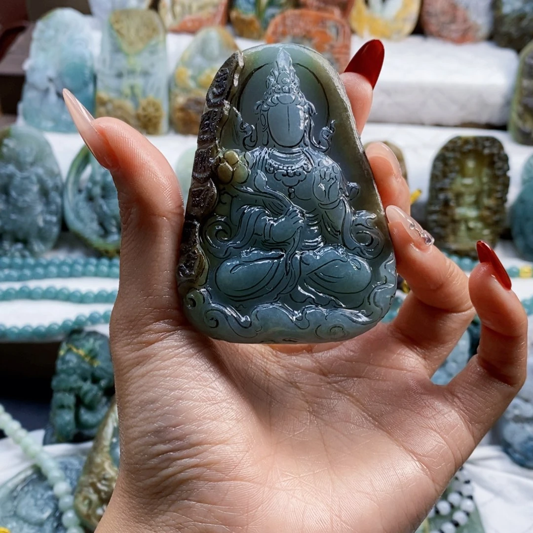 狼***惑定制翡翠未镶嵌翡翠定制链接