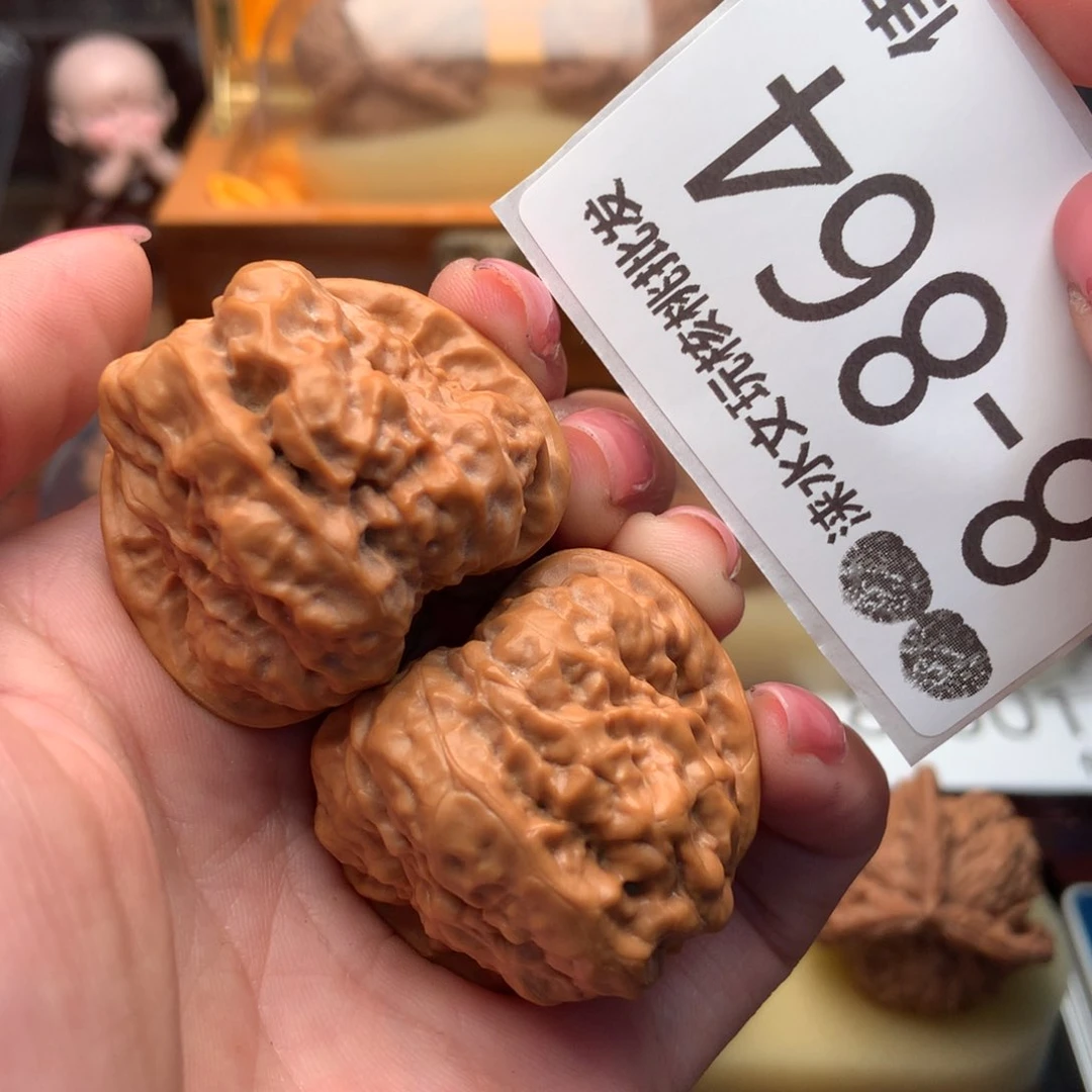 文玩核桃把件38蛤蟆头