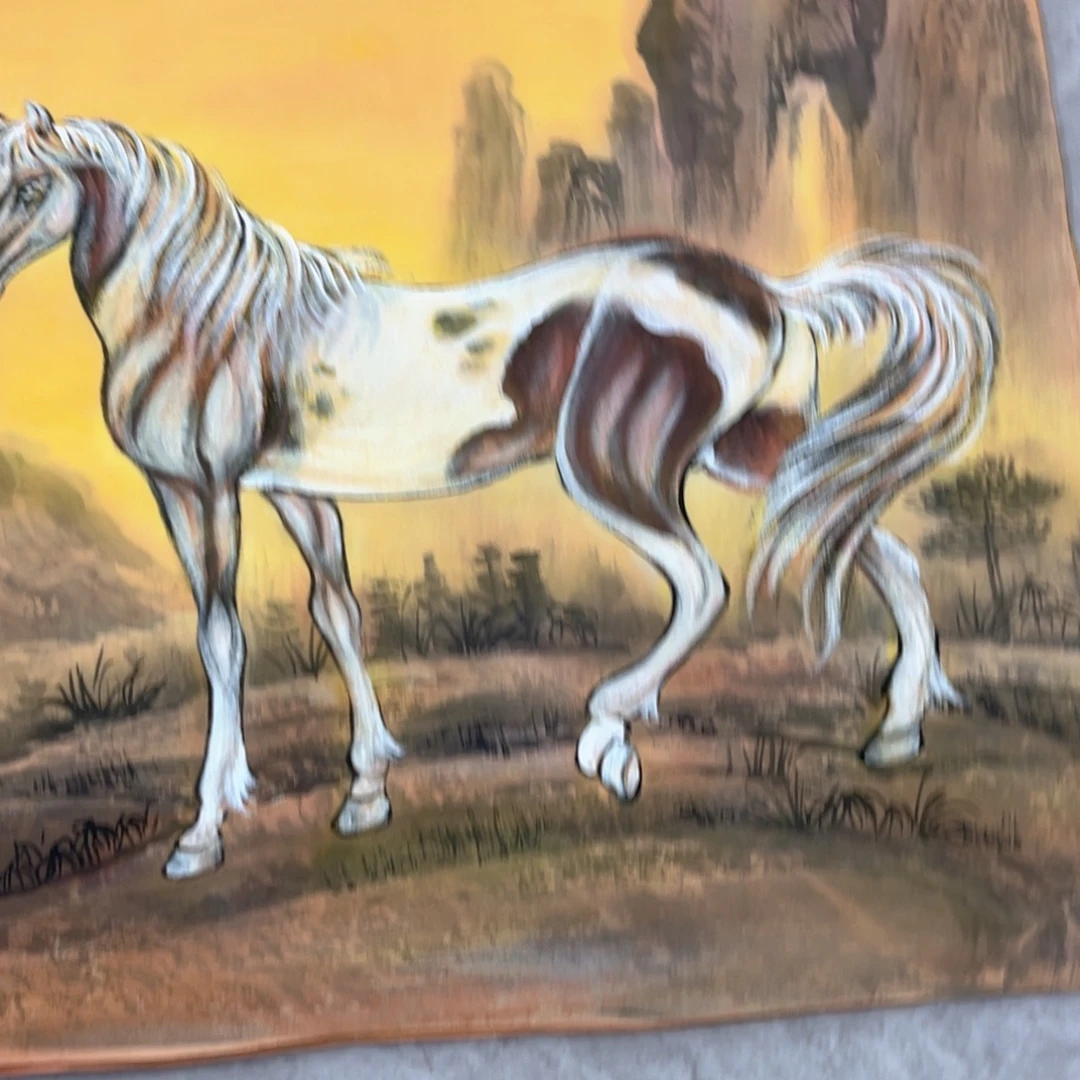 国画原创作品马到成功