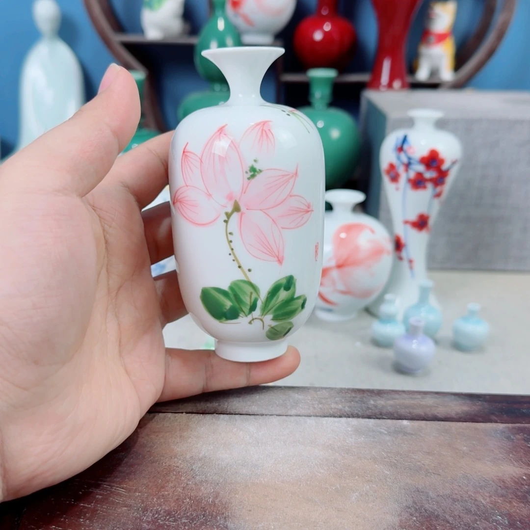 陶瓷手工小花器摆件