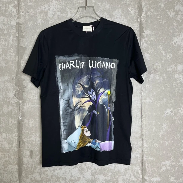 未使用 MaxMara XS*1/Charlie Luciano沉睡魔咒插画短袖/10851/JP