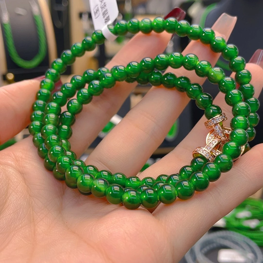 翡翠项链未镶嵌卡6