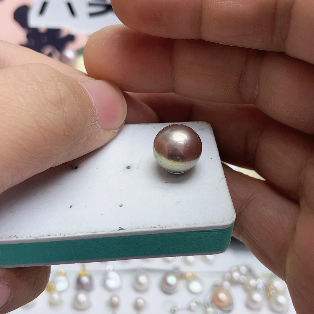 夜***༼淡水珍珠银S925镶嵌耳饰