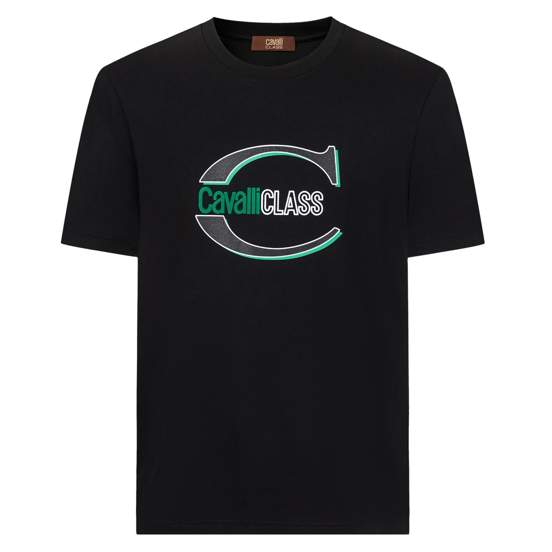 Cavalli Class25款透气男装圆领短袖舒适RWC493