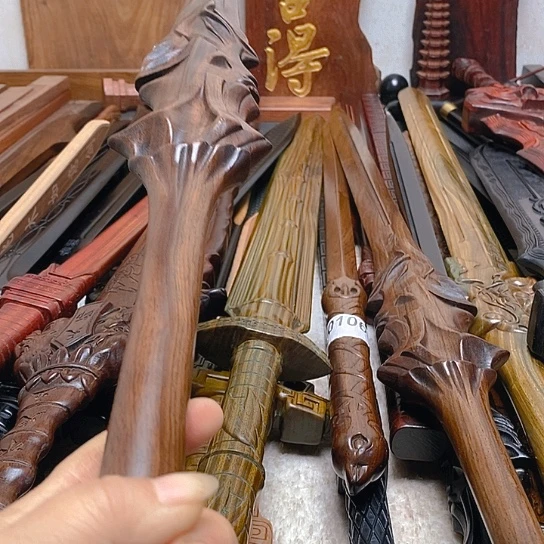 黑檀木1.2长双手盖聂