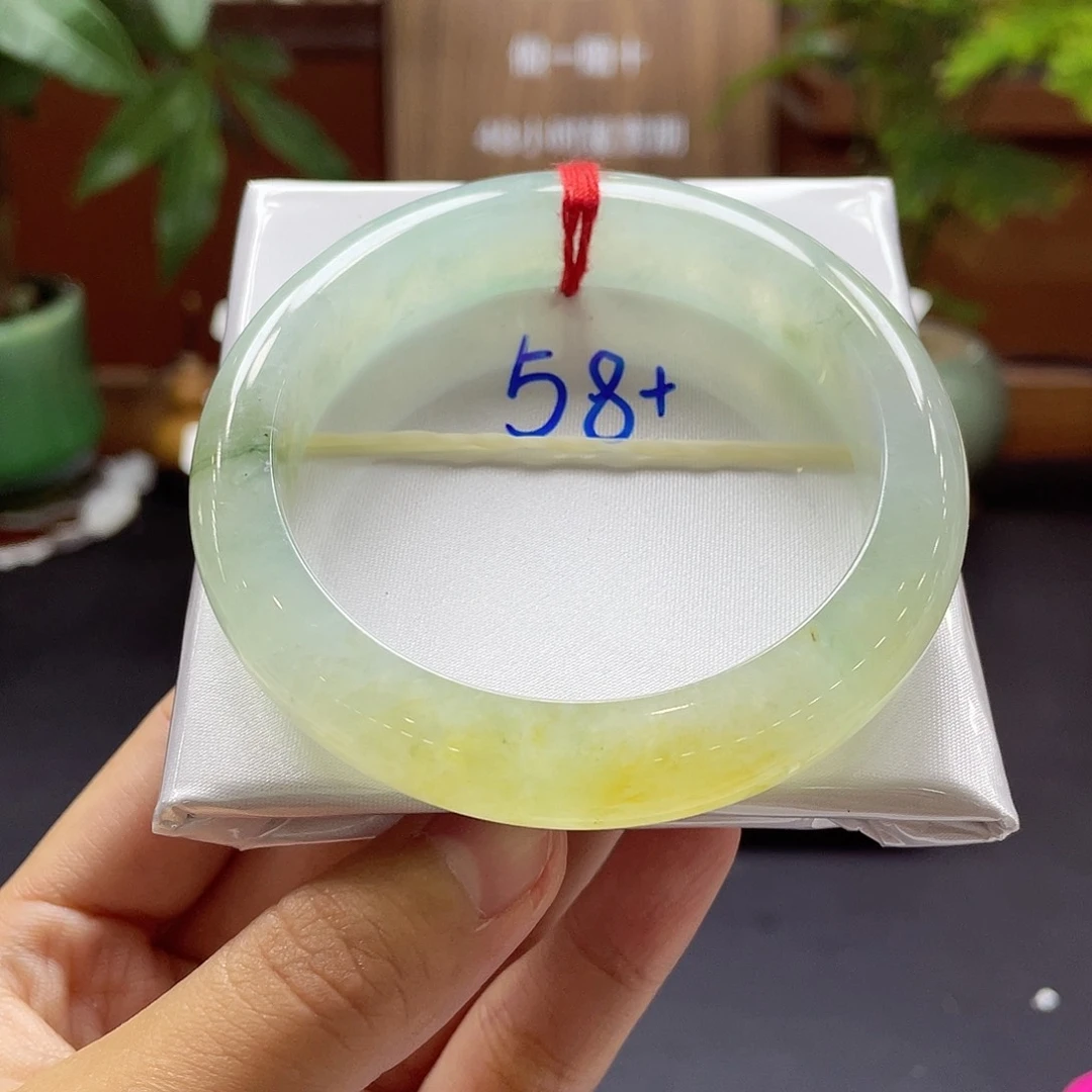 翡翠未镶嵌手镯55号链接