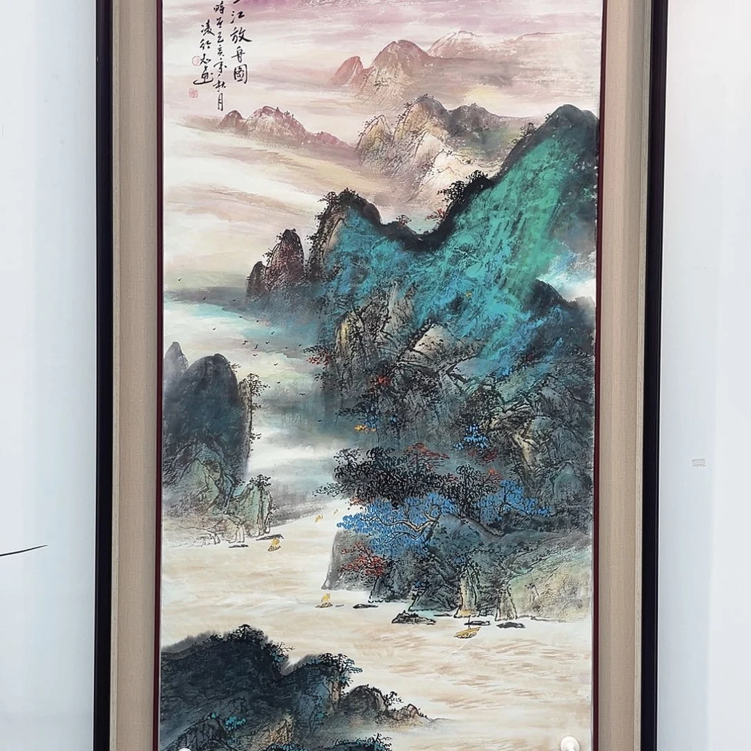 国画凌行志老师手绘国画精品
