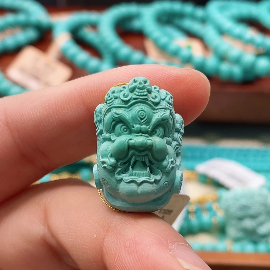 未镶嵌绿松石珠宝半成品