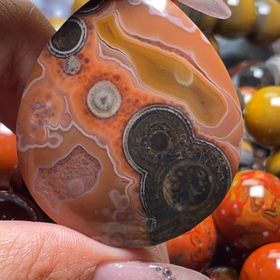 玛瑙/玉髓吊坠未镶嵌