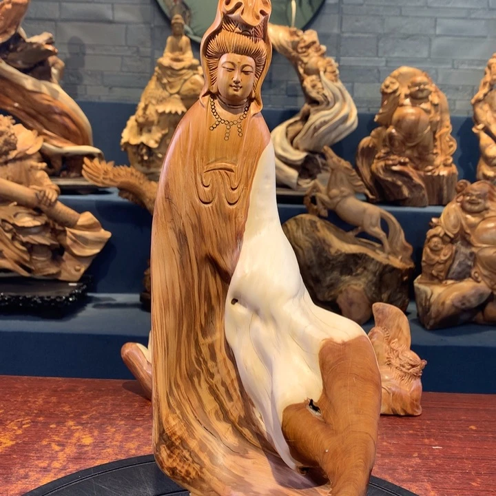 柏木（崖柏）根雕摆件