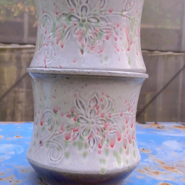 紫砂花盆高度19口径20