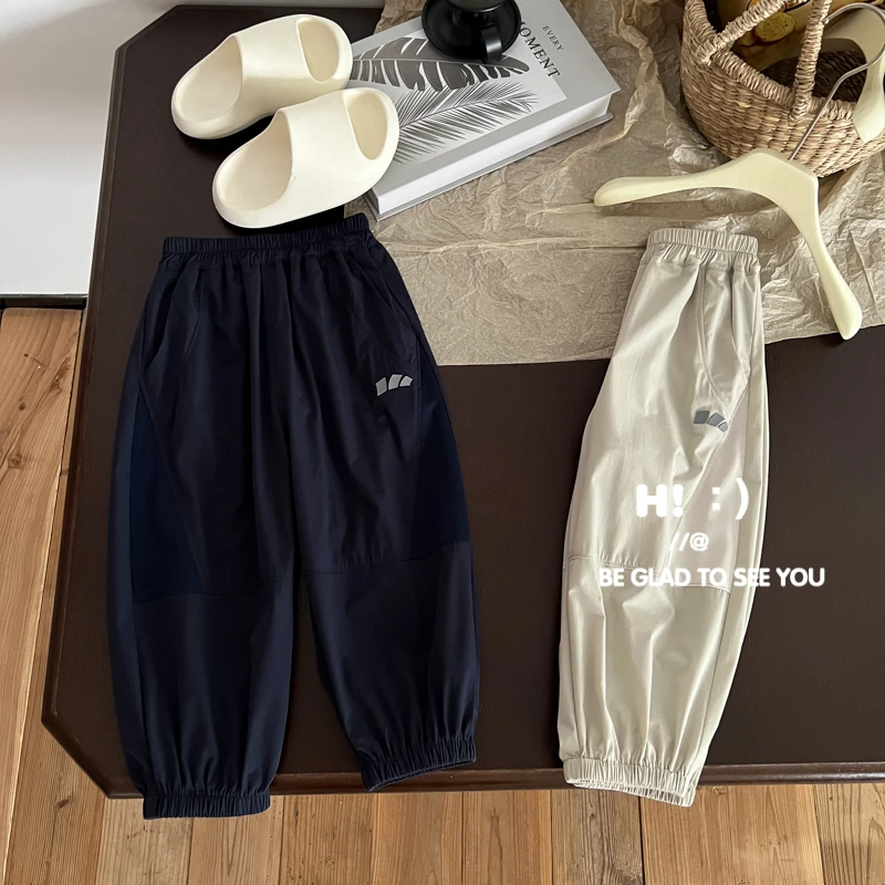 【现货】郝叔童品夏季限定男童潮流高货2025洋气透气速干裤潮BY5281