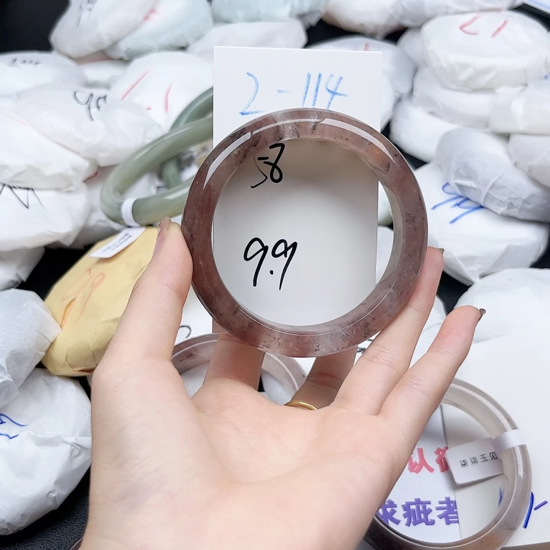 未镶嵌手镯石英质玉2.114