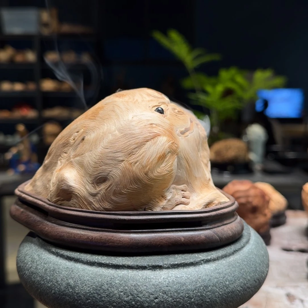 荔枝木特价小神兽香炉，不退换