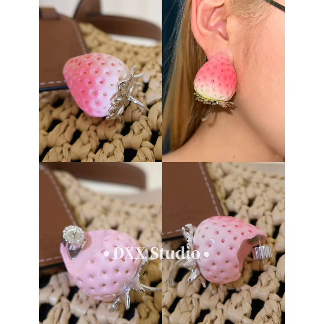 铜合金锆石耳饰 小众设计百搭ins单只耳饰49057