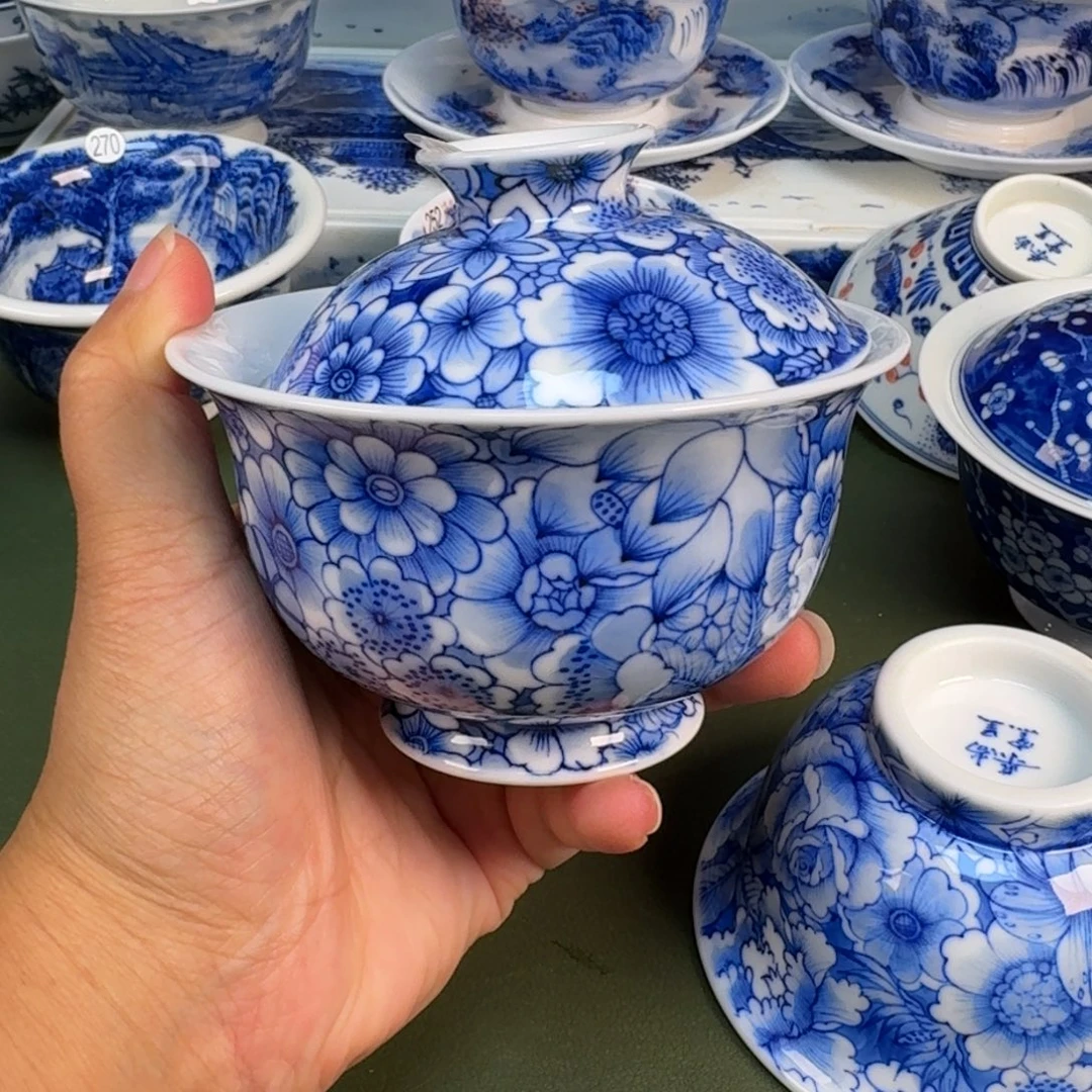 景德镇纯手绘茶具圆圆265