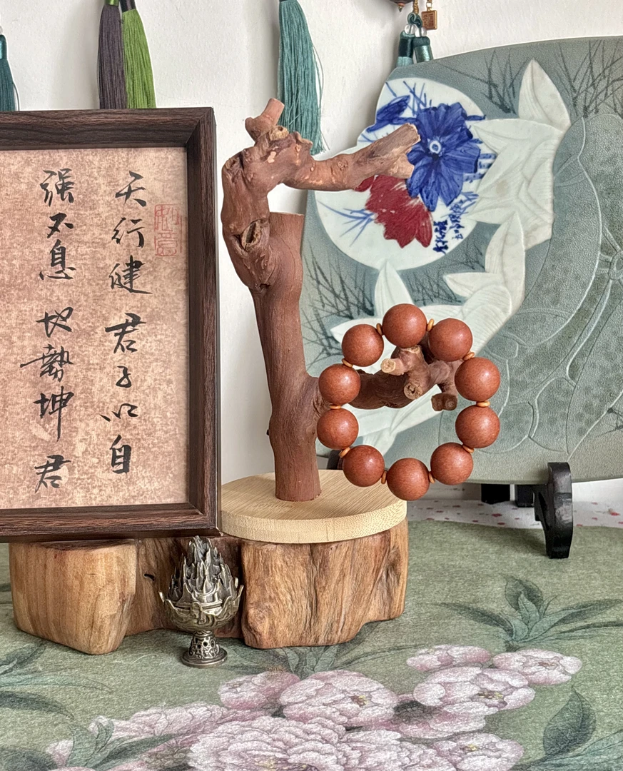 【窖藏高阶晚唐梦】十八子手持 古法手工传承  本草 合香 手串 泥塑
