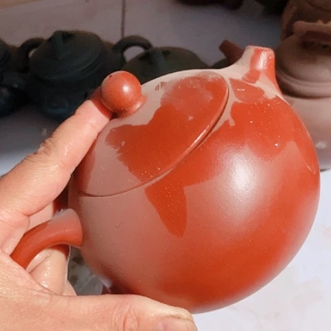 茶壶绿泥宜兴紫砂全手工制作工艺