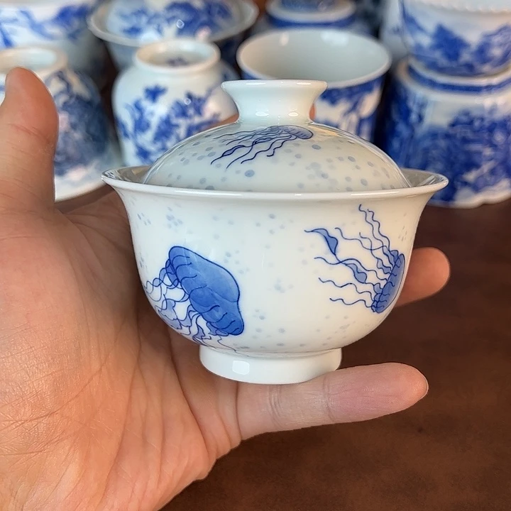 瓷片景德镇全手工手绘陶瓷