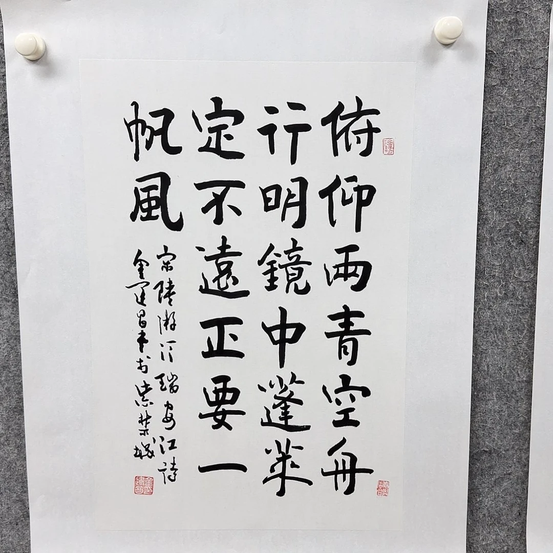 数***阁书法书法作品多次