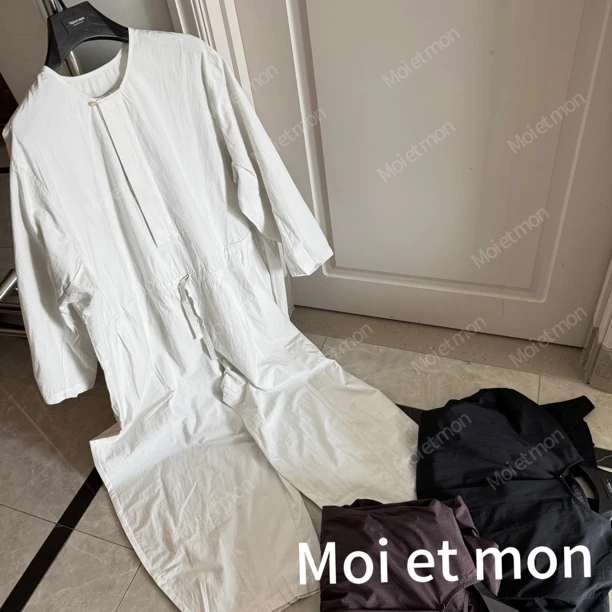【Moi et mon】春季新款小众时尚休闲宽松连体裤百搭抽绳连体裤