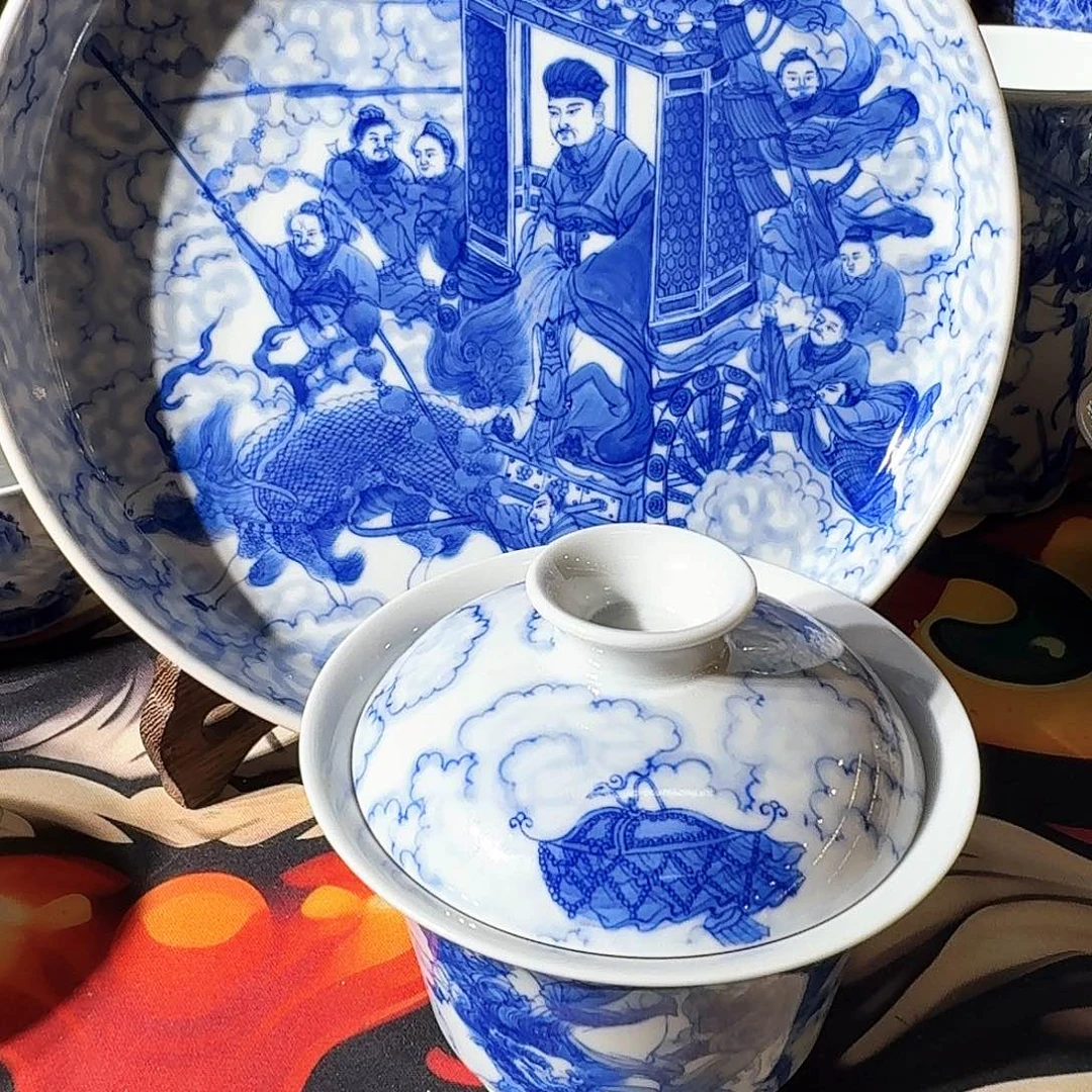 人****泥塑人物套装手工手绘