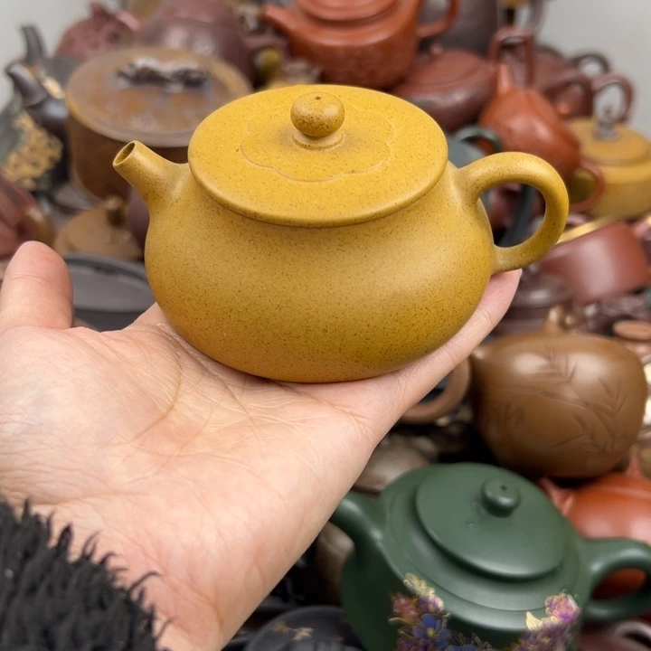 紫砂茶壶壶口脏了