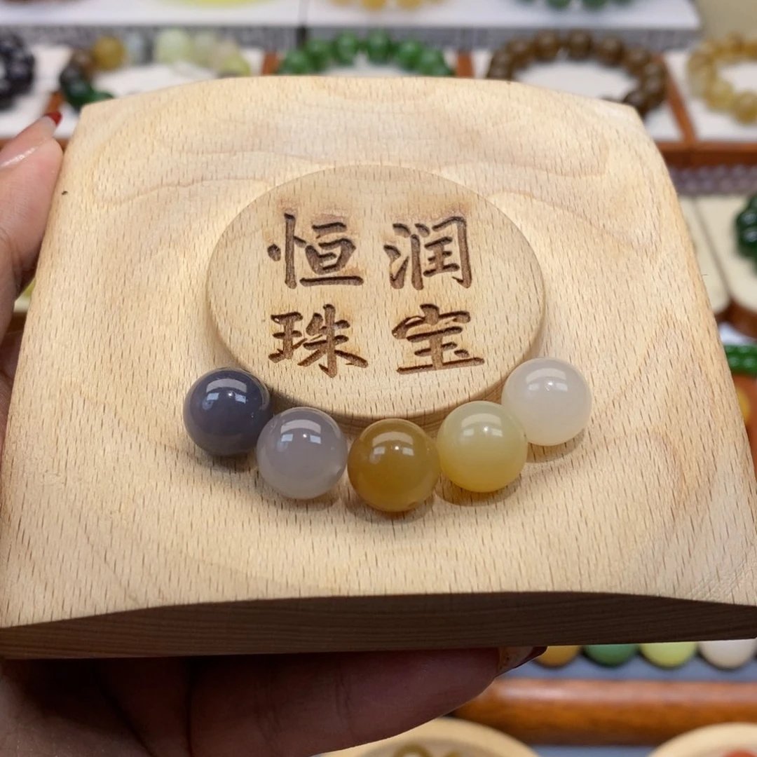 无***串手串未镶嵌和田玉卡12
