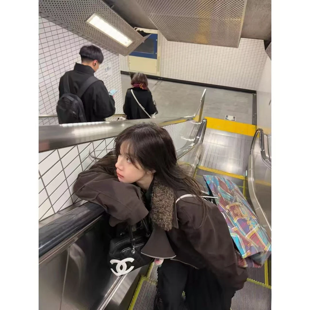 徐秋阳  摩卡奇诺  秋季新款百搭时尚休闲显瘦显白外套13503