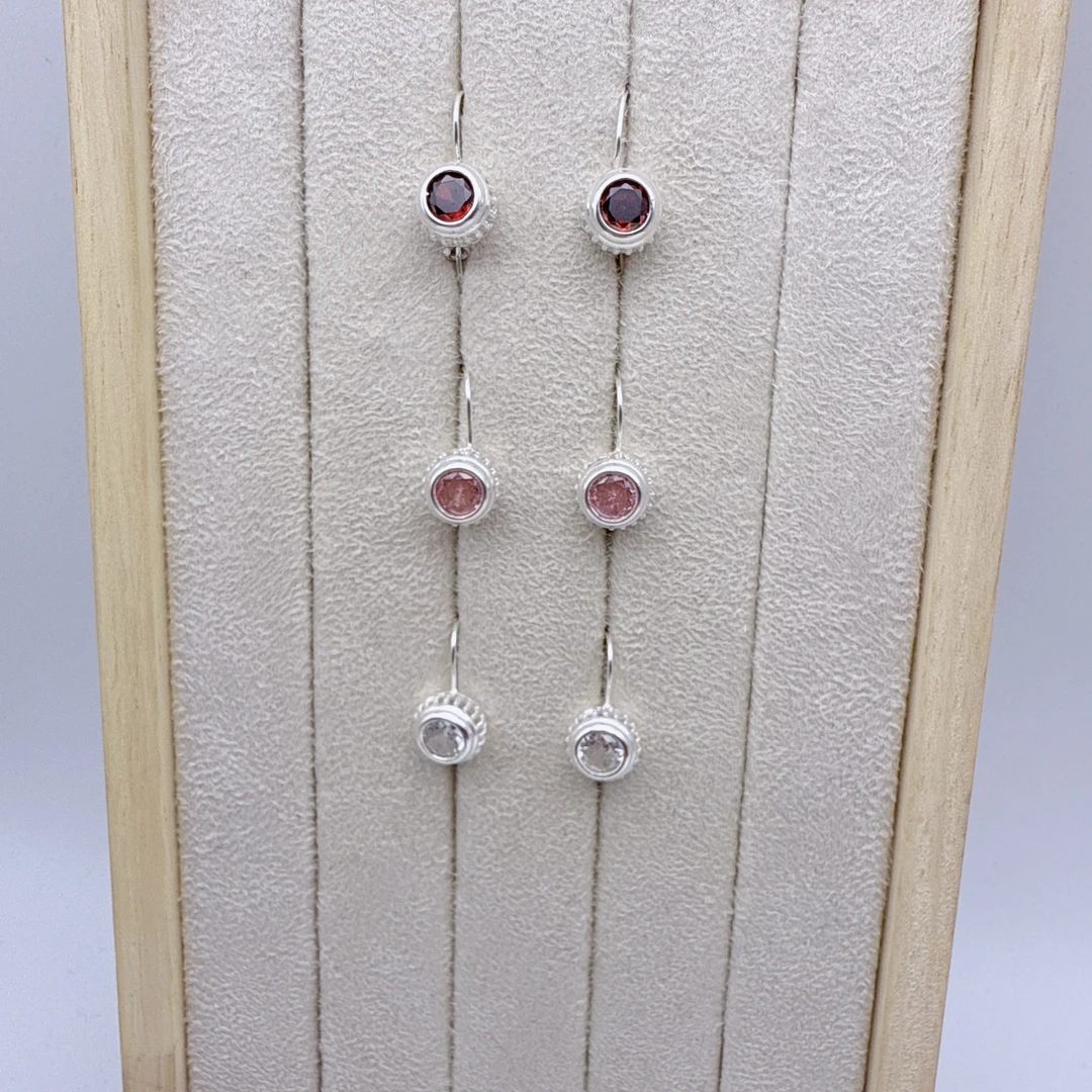 足银手链 【美尔新疆包邮】新款精致百搭耳环