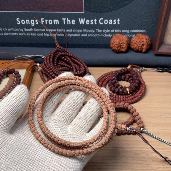 吊坠金刚菩提龙切佛手108