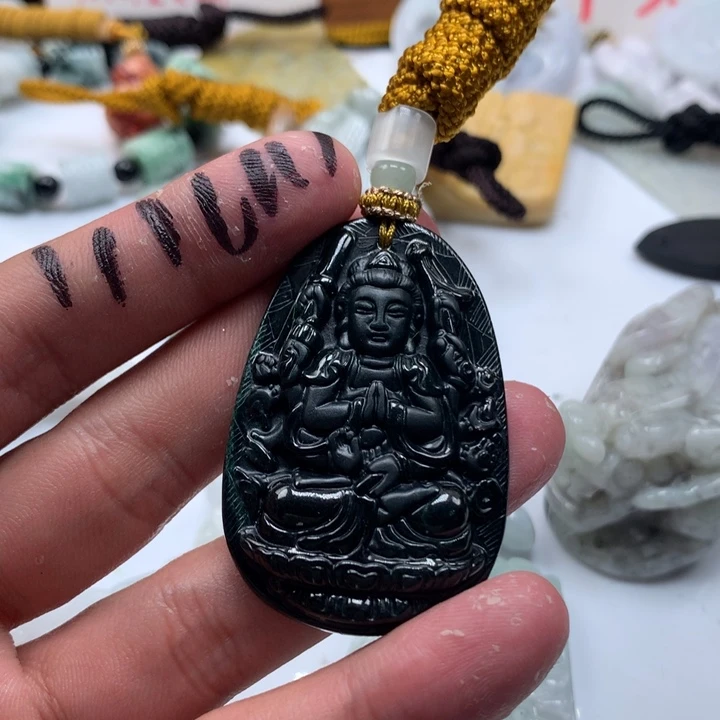 颈饰未镶嵌翡翠保真天然a货翡翠