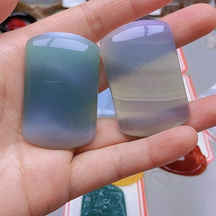 【闪购商品】未镶嵌玛瑙/玉髓珠宝半成品然**物