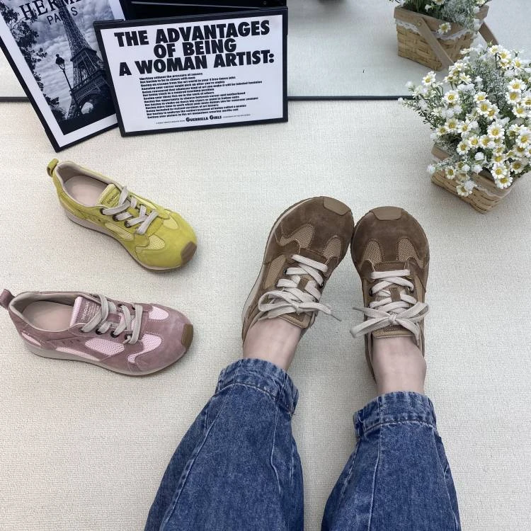 5150春季新款百搭真皮休闲女鞋