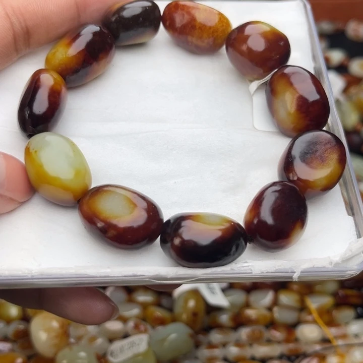 和田玉颈饰未镶嵌我**素