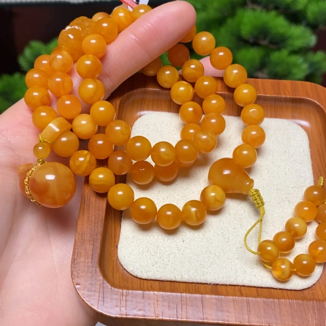 【闪购商品】蜜蜡颈饰未镶嵌项链