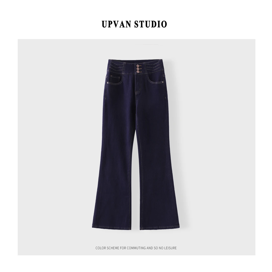 UPVAN牛仔喇叭裤