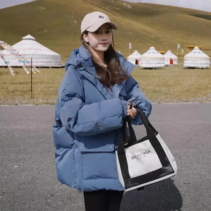 2024年新款面包服短款羽绒棉衣棉服女韩版宽松秋冬季外套加厚棉袄