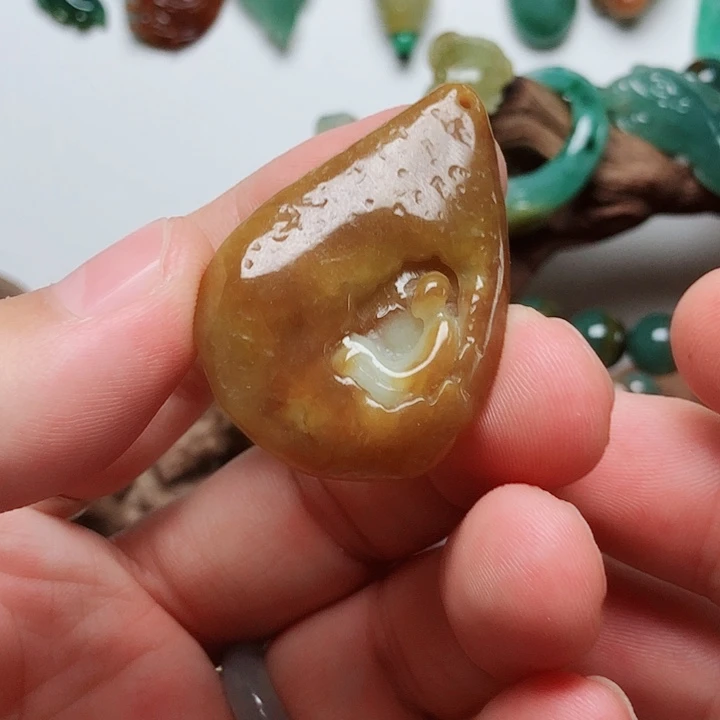 颈饰未镶嵌翡翠翡翠