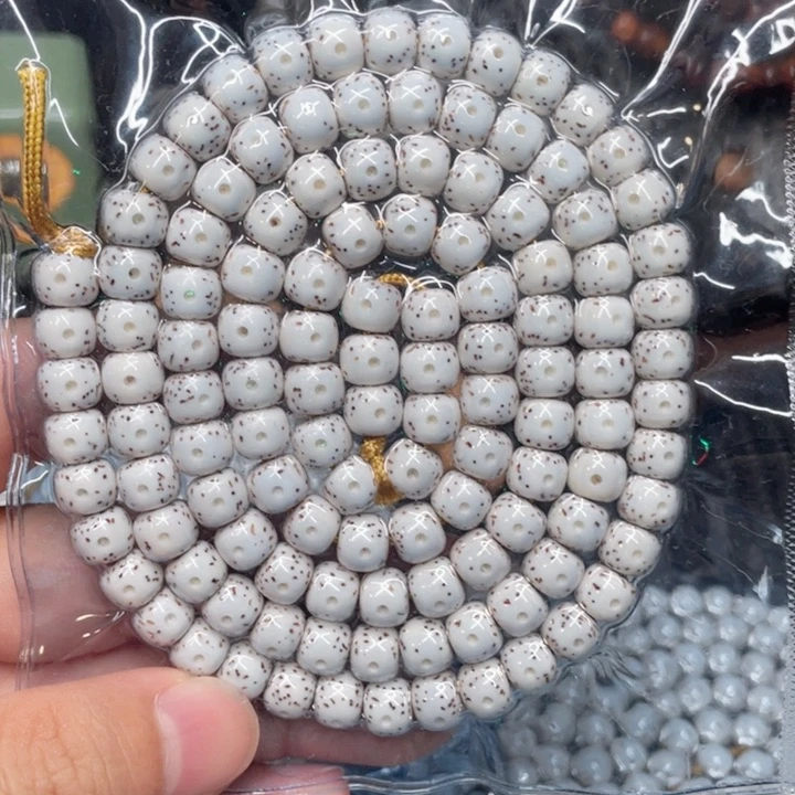 爱***爱星月菩提吊坠8*7mm老型桶珠108长串
