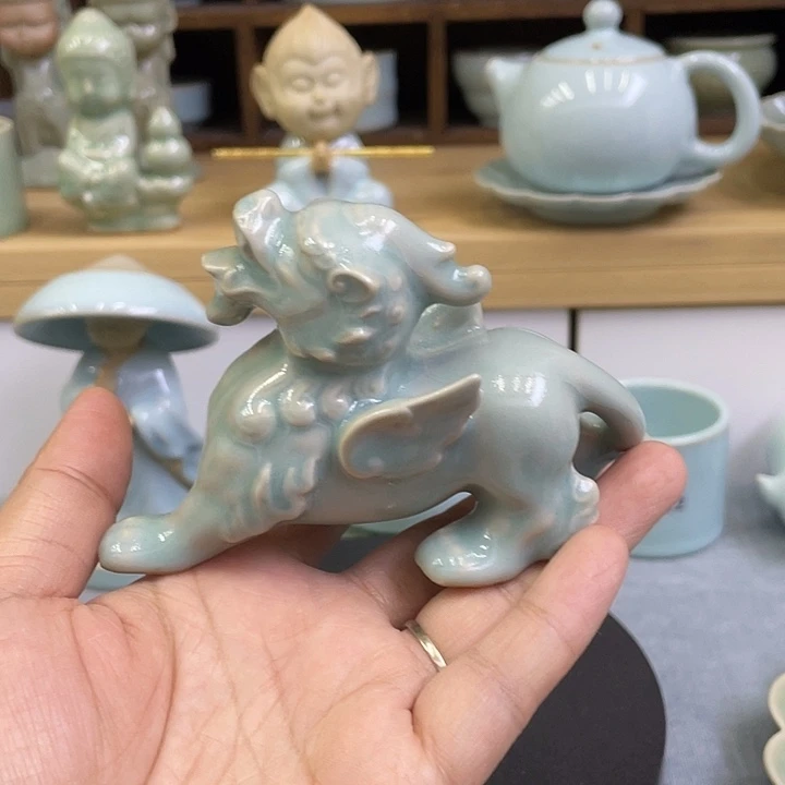 陶瓷杯子微瑕左脚貔貅