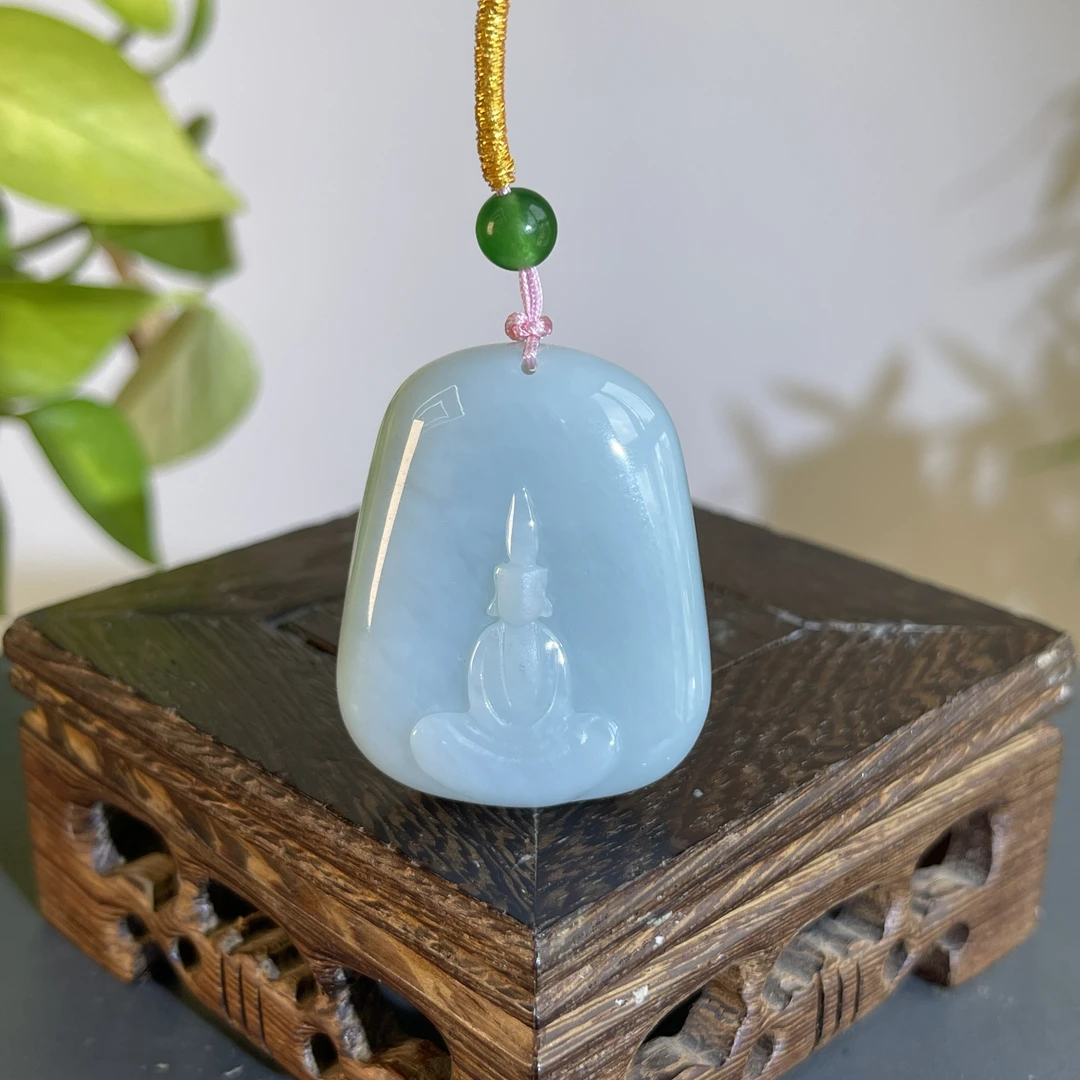 JTB09-57 天然翡翠缅甸A货 无相观音