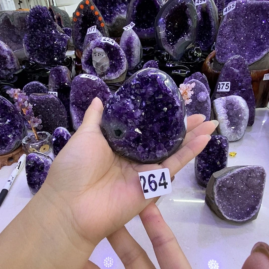 未镶嵌大型摆件（非配饰）紫晶