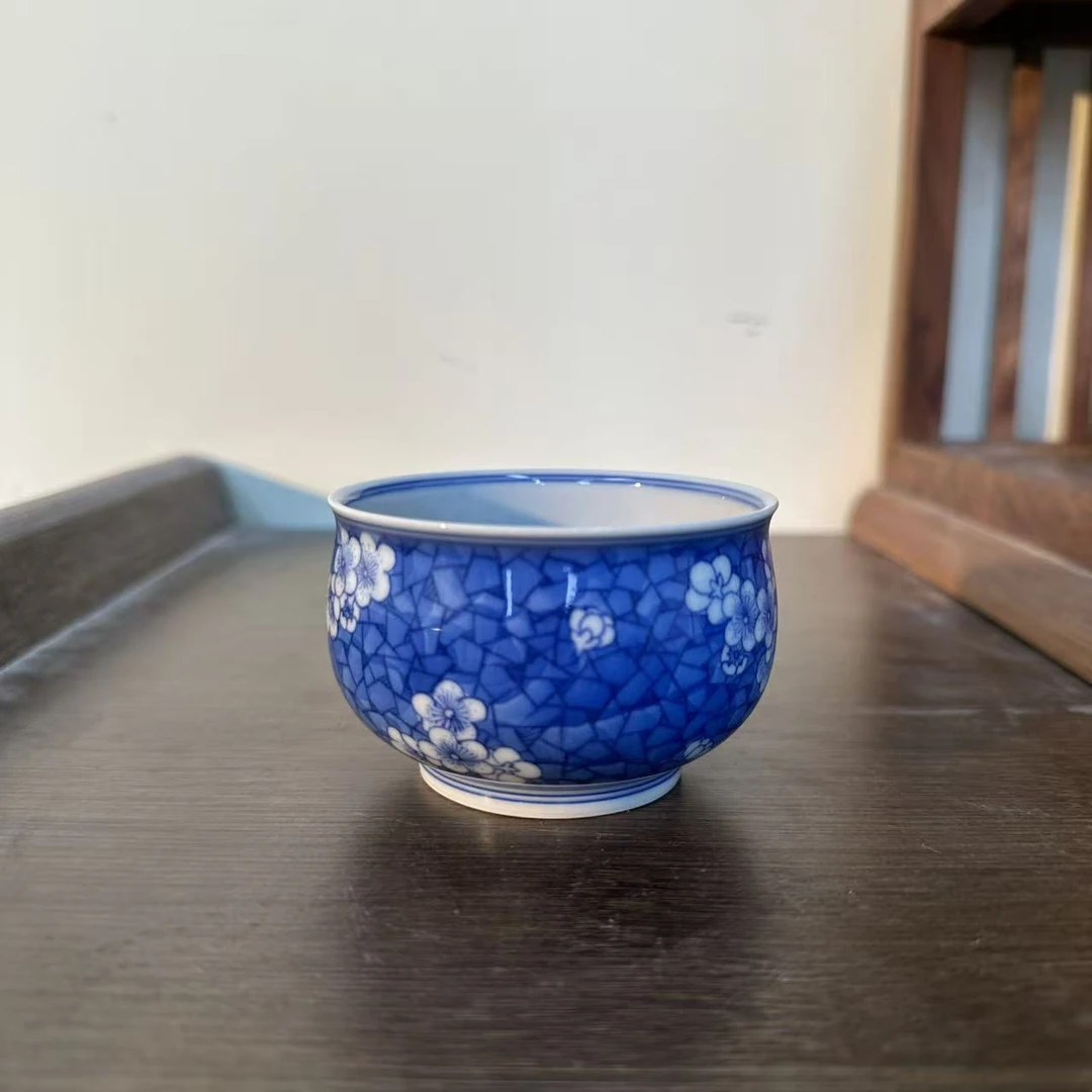 景德镇冰梅儒士杯