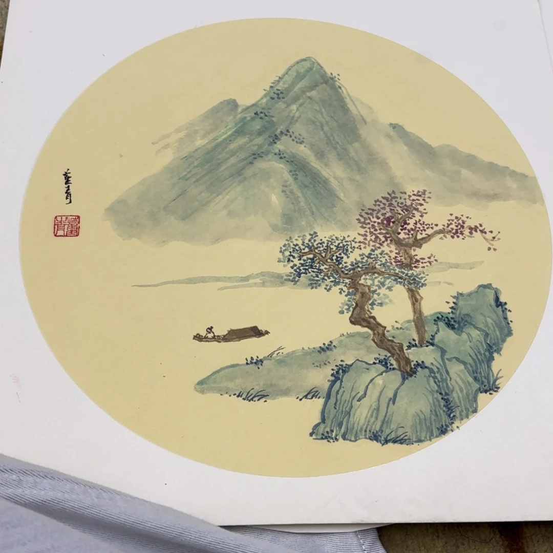 国画38-38卡纸作品艺