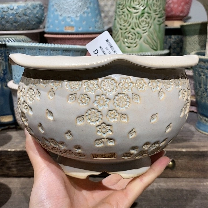 七里烧花盆2-18-275口径13