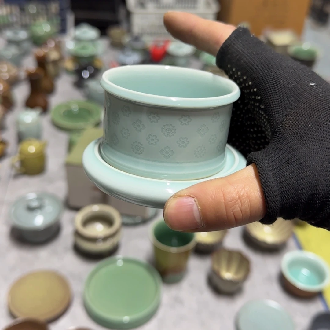 L*小金茶具青瓷茶器