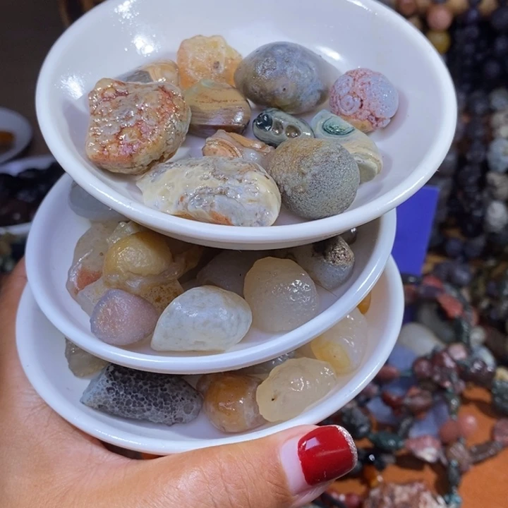 玛瑙/玉髓珠宝半成品未镶嵌普**家
